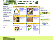Tablet Screenshot of learnayurveda.com
